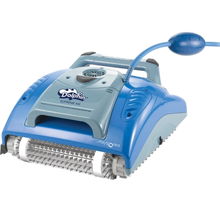 海豚游泳池吸污机全自动水龟水下无人清洁机器人池底吸尘器可爬墙