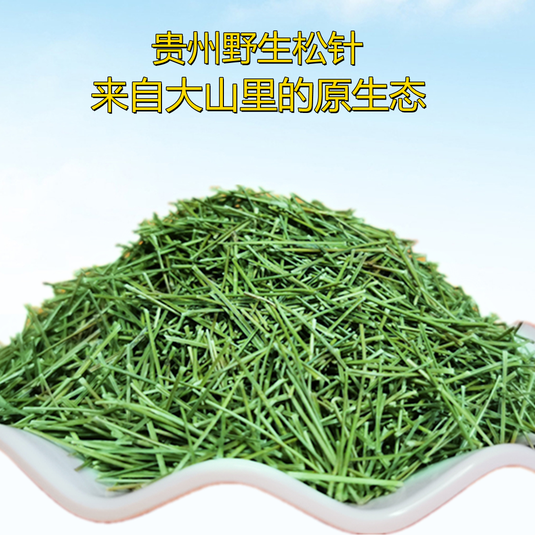 中国金州野生松针茶健康长寿茶原生态无添加食用袋装纯天然茶
