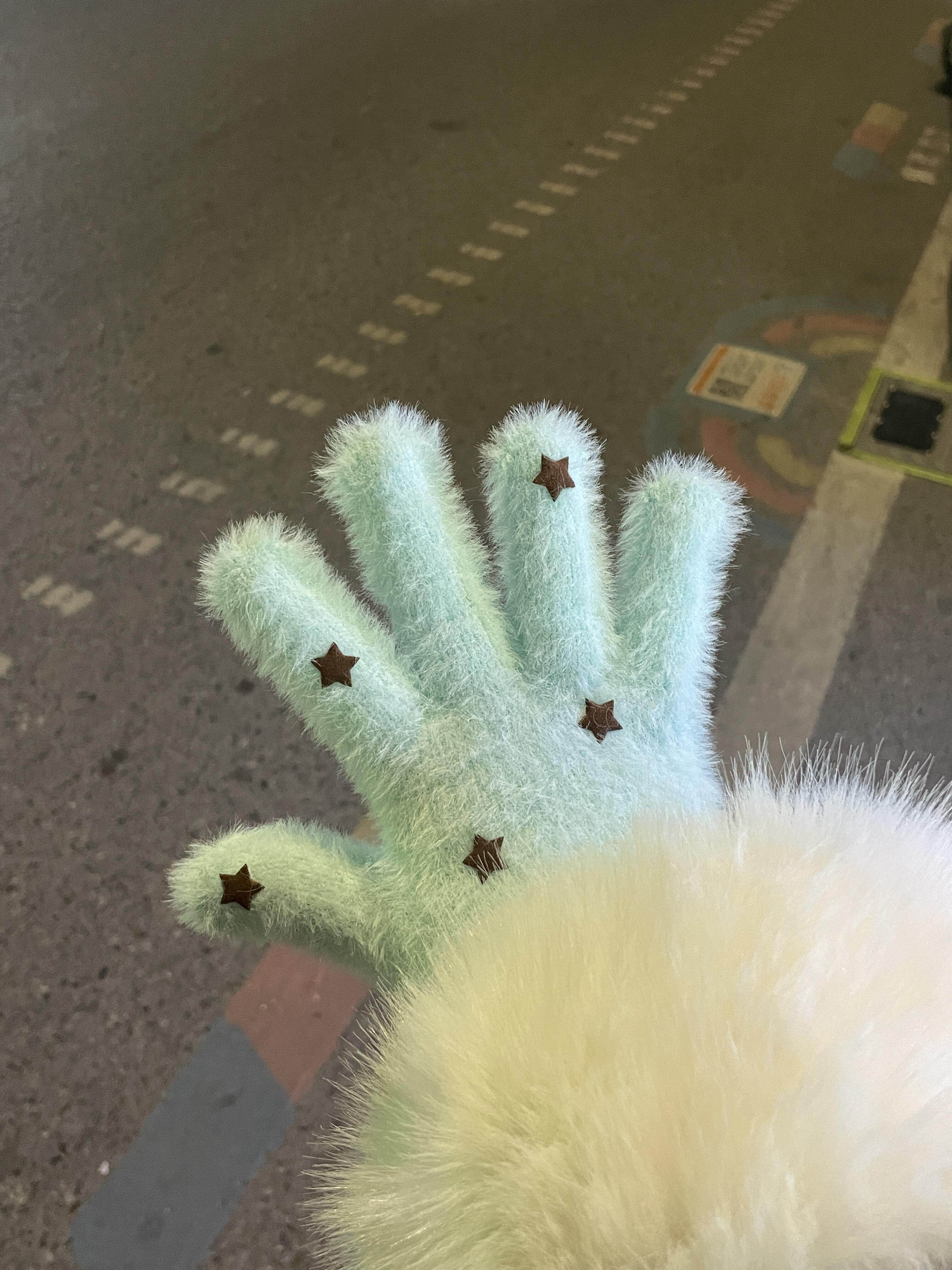 雪花飘飘or星星点缀！甜美蝴蝶结可露丽波点防寒保暖手套甜妹学生