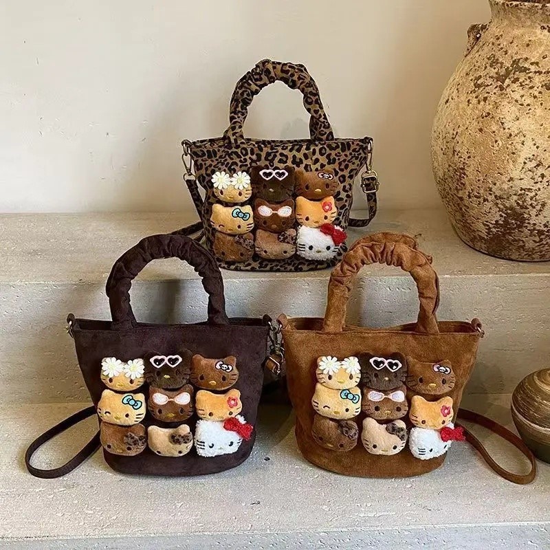 新款秋冬小豹纹流行百搭单肩斜挎