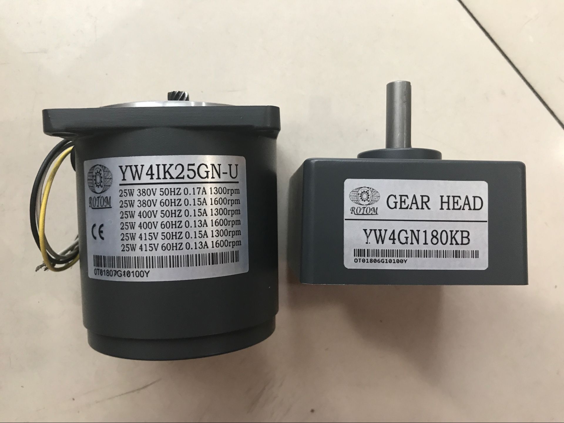 台湾ROTOM马达 ROTOM电机 YW4IK25GN-U  YW4GN180KB  YW41K25GN-U