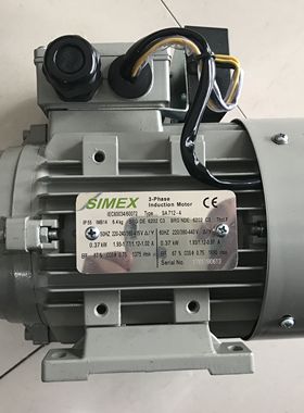 台湾SIMEX电机 SIMEX马达 刹车  SA712-4 B14  SA80M2-4  NMRV063