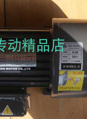 ZHI BAO至宝马达 YS0.1KW-4P ZF22  90:1 电机 YSO.1KW-4P ZL18B