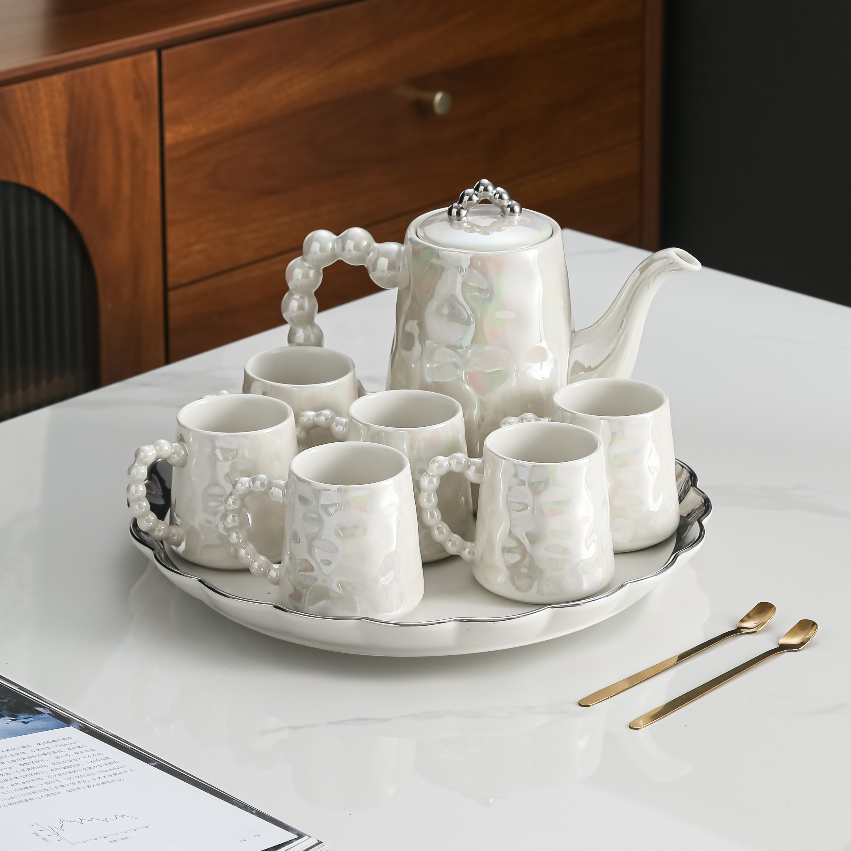 陶瓷水壶套装杯具水杯