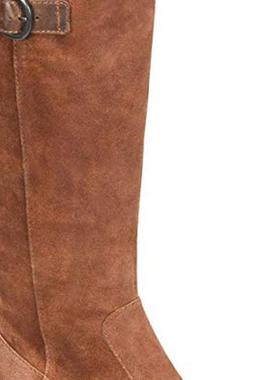 外贸born马靴真皮长筒靴新款骑士靴女长靴女不过膝加大筒围靴秋冬