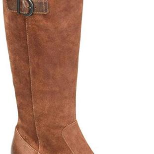 外贸born马靴真皮长筒靴新款 骑士靴女长靴女不过膝加大筒围靴秋冬