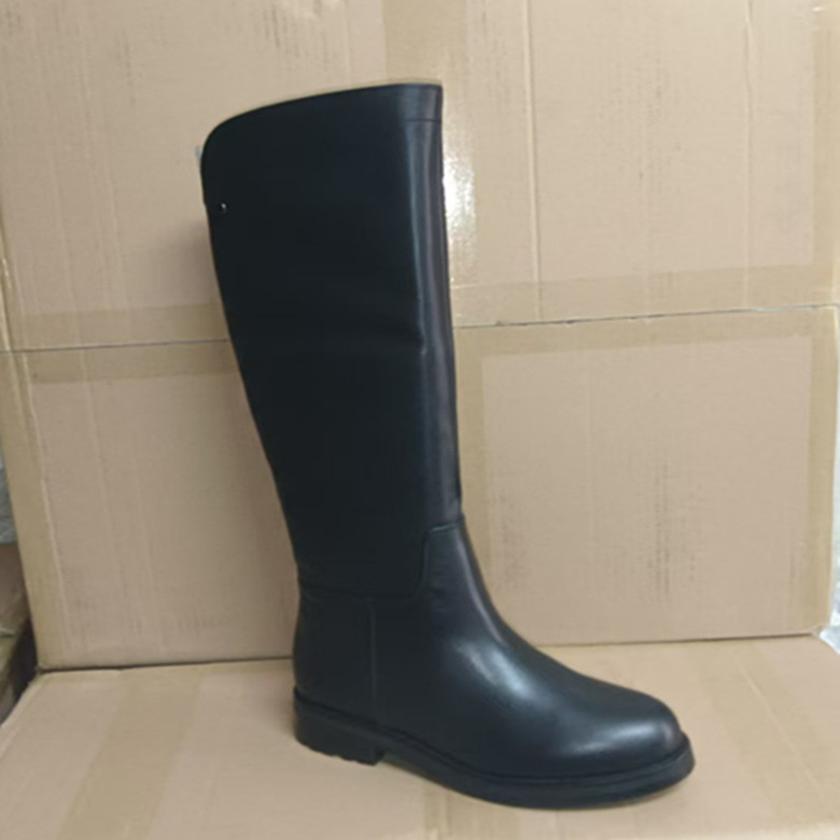 BORN外贸原单真皮保暖加绒靴长靴