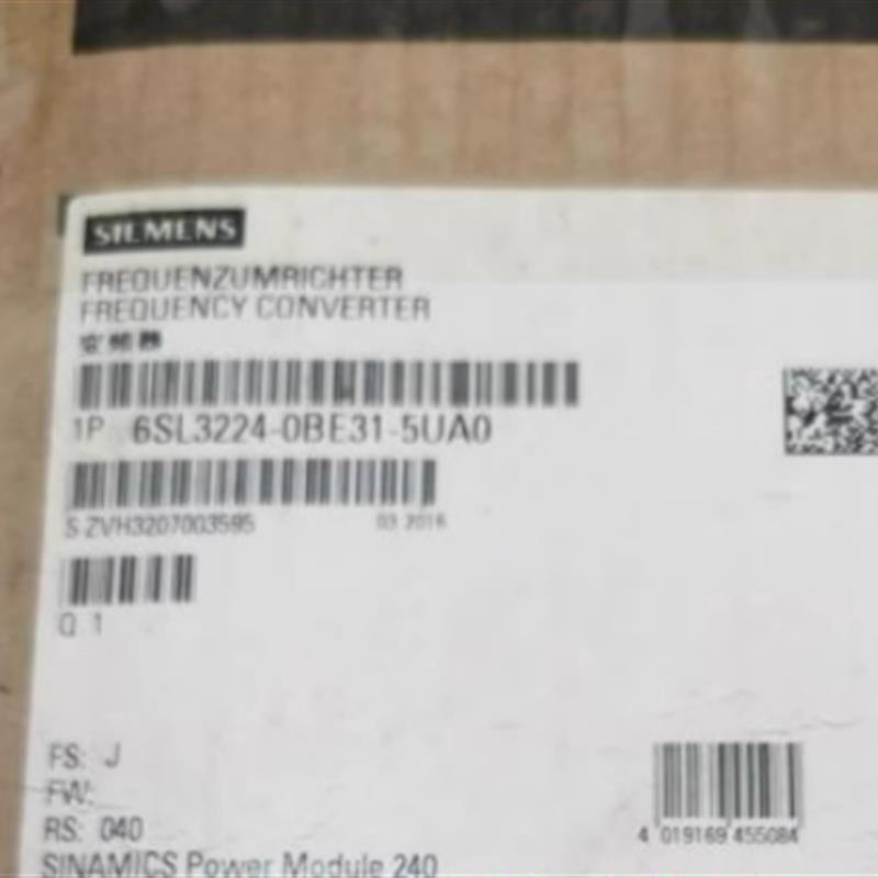 议价6SL3225-0BE31-5UA0西门子G120变频器功率模块6SL32250BE315U