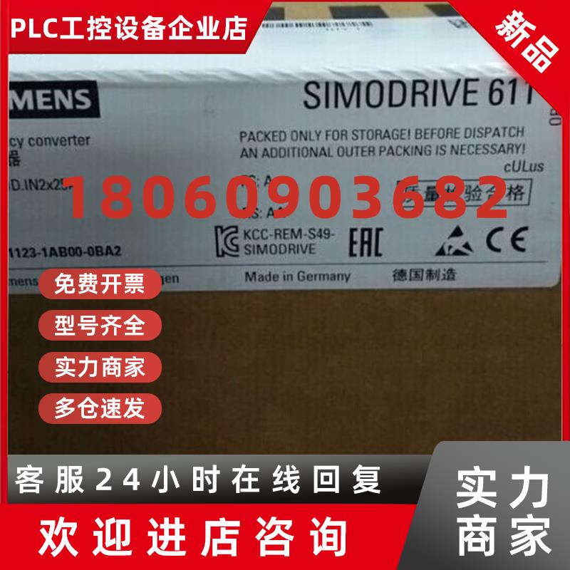 议价6SN1123-1AB00-0AA1全新未拆封611伺服驱动器6SN1123-1ABOO-O