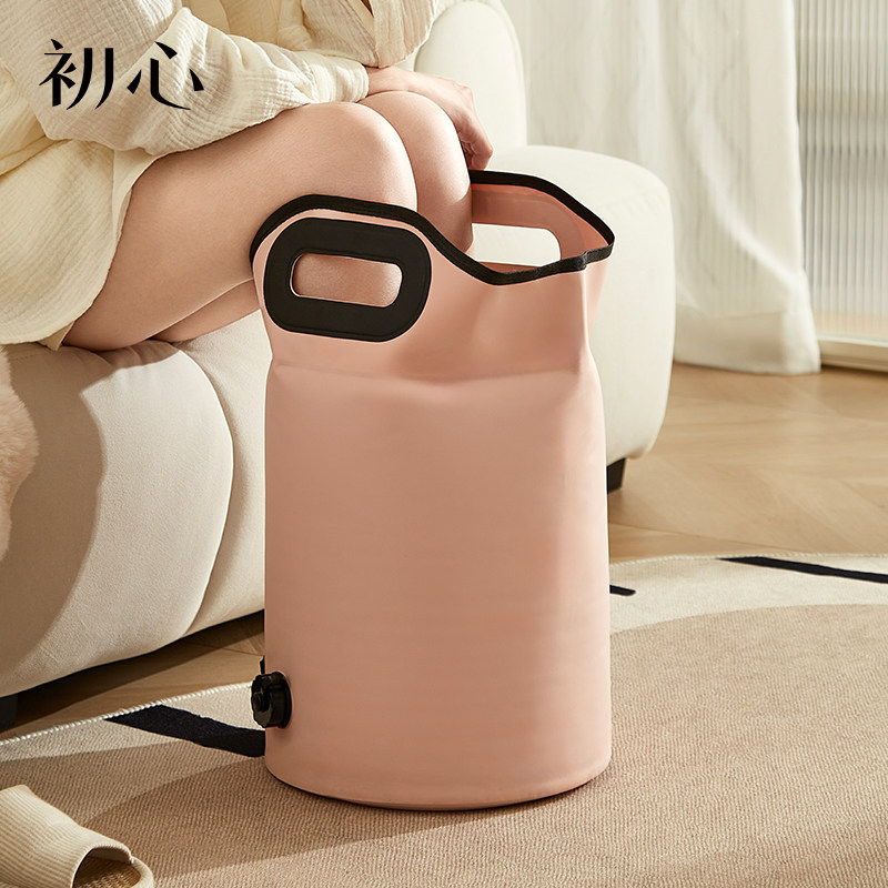 初心足浴桶可折叠保温过膝泡脚袋过小腿高深泡脚桶养生神器便携式,个人护理/保健/按摩器材,足浴器,淘宝优惠券,粉丝福利购,淘宝优惠卷