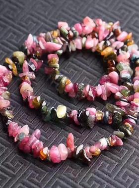 天然碧玺水晶饰品多圈手串