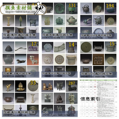 zj107馆藏中国历代青铜器图集775幅