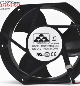 台湾Protechnic永立MGA1724XB-O51 24V 1A 17厘米变频器风扇17251