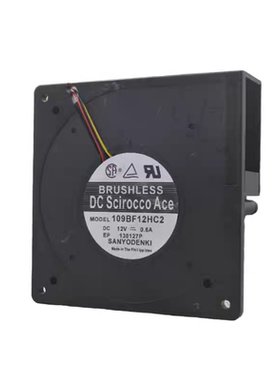 原装三洋/Sanyo 109BF12HC2 12032 12V 0.60A 涡轮鼓风机散热风扇