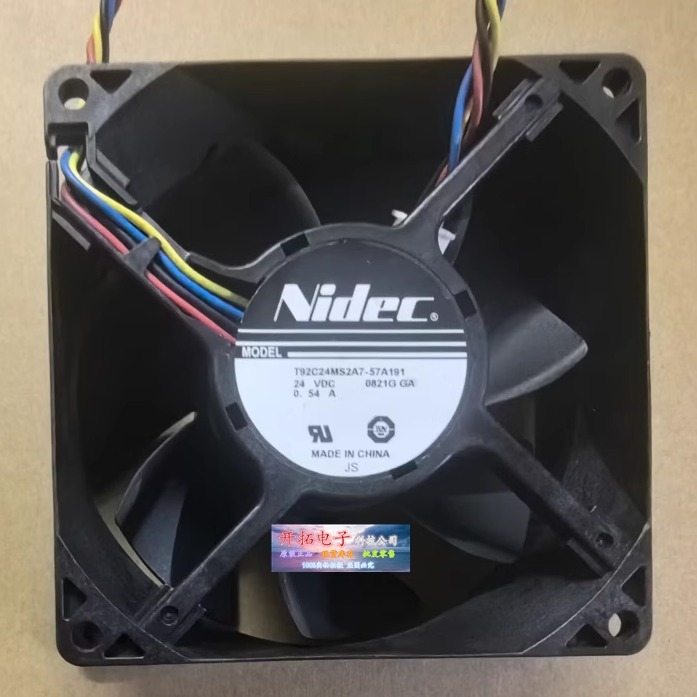 NIDEC四线散热风扇原装24v0.54A