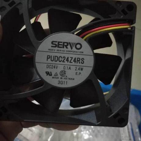PUDC24Z4Q PUDC24Z4RS 原装日本SERVO 24V 2.4W 80*80*25 3线风扇