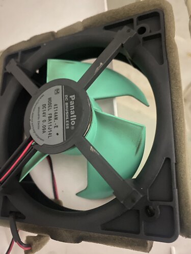原装 FBA11J14L 14V 0.09A 两线散热风扇