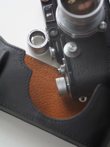cam-in Leica徕卡相机包iiiF/F/iiiC/3C真皮皮套相机套手柄保护壳