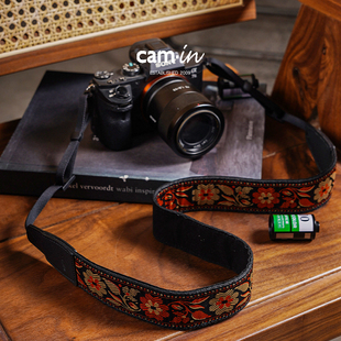 通用接口 绣花系列专业相机背带 cam8458 cam