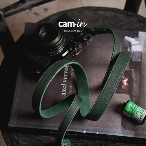 camin相机背带真皮牛皮减压