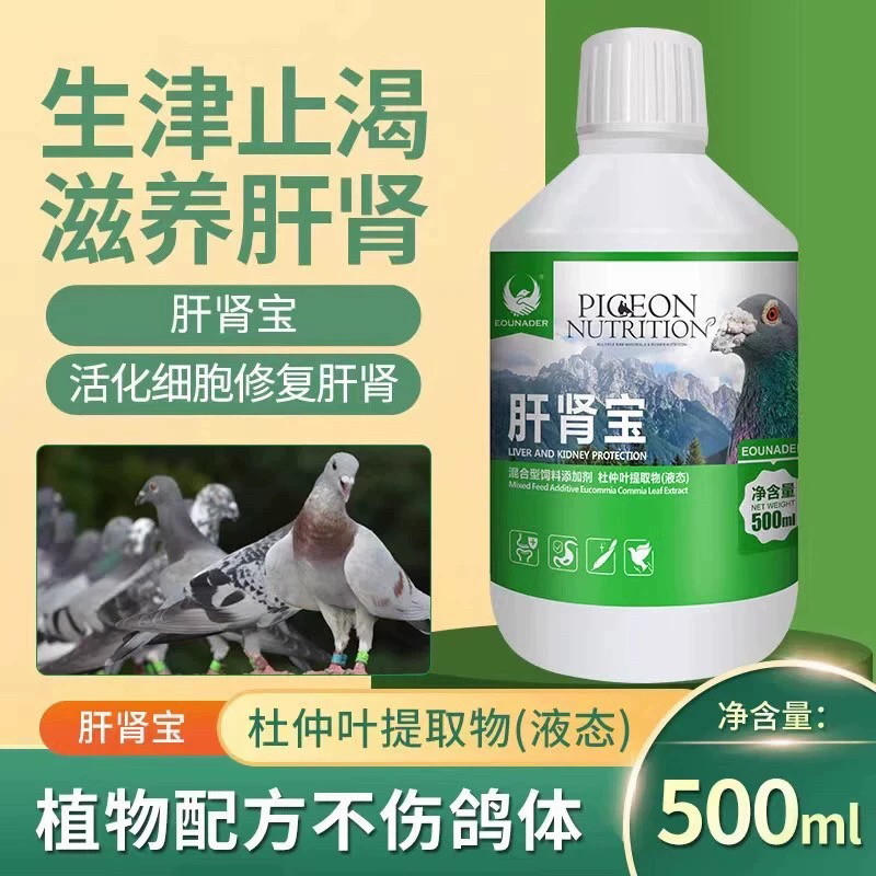 欧耐德鸽药肝肾宝赛信幼鸽鹦鹉鸽子肝精净化血液排毒解毒保护肝脏