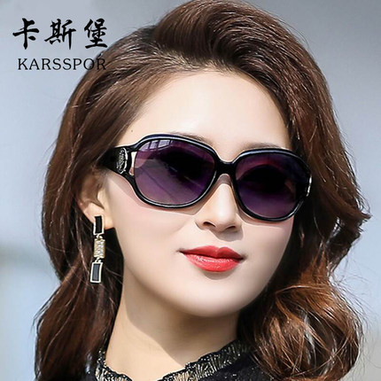 太阳镜女士2026新款防紫外线眼镜大脸圆脸开车遮阳妈妈款偏光墨镜
