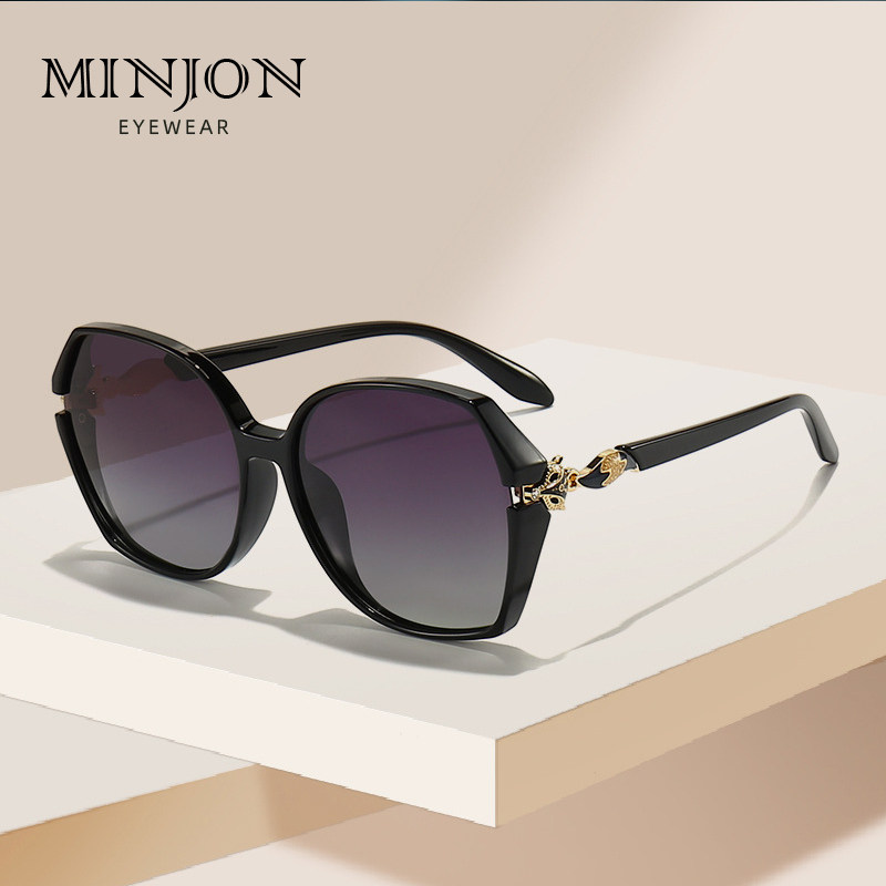 墨镜女士防紫外线显瘦欧美时尚椭圆框潮流偏光个性风潮百搭太阳镜