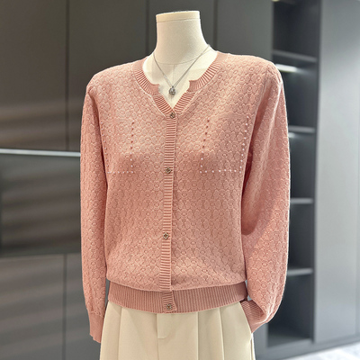 妈妈秋装薄款针织打底衫