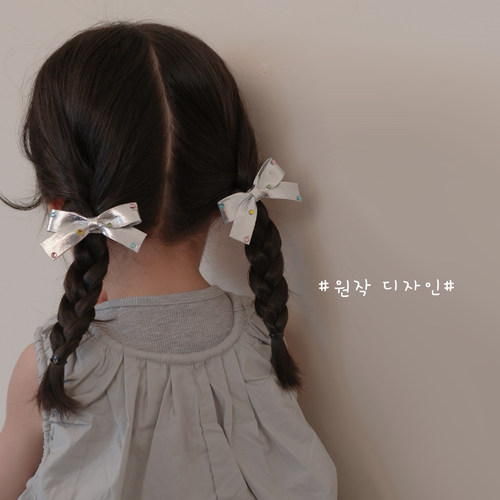 韩国儿童蝴蝶结发饰弹力皮筋