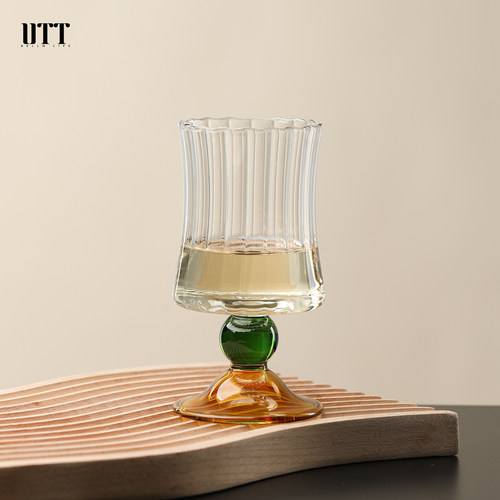 耐高温可以微波炉的家用高脚杯