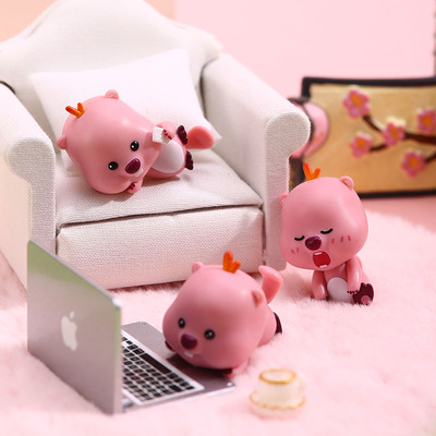 正版Loopy冰箱贴萌粒盲盒盲袋经典公仔潮流可爱玩具女生礼物摆件