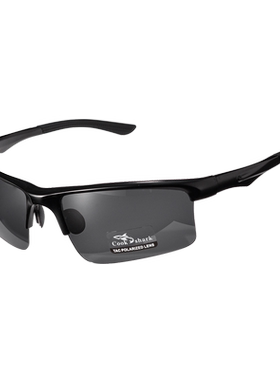 库克鲨鱼偏光眼镜变色男