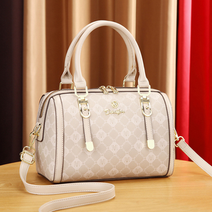 复古高级感包包女2025新款波士顿枕头包百搭大容量女士斜挎手提包