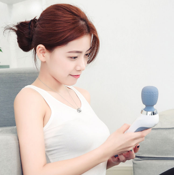 无线电动按摩棒按摩锤按摩器手持式保健捶背敲背神器经络敲打锤