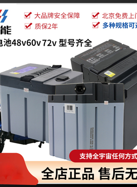 天能锂电池48v30ah60v55ah72v20A大容量爱玛雅迪新国标电动车电池