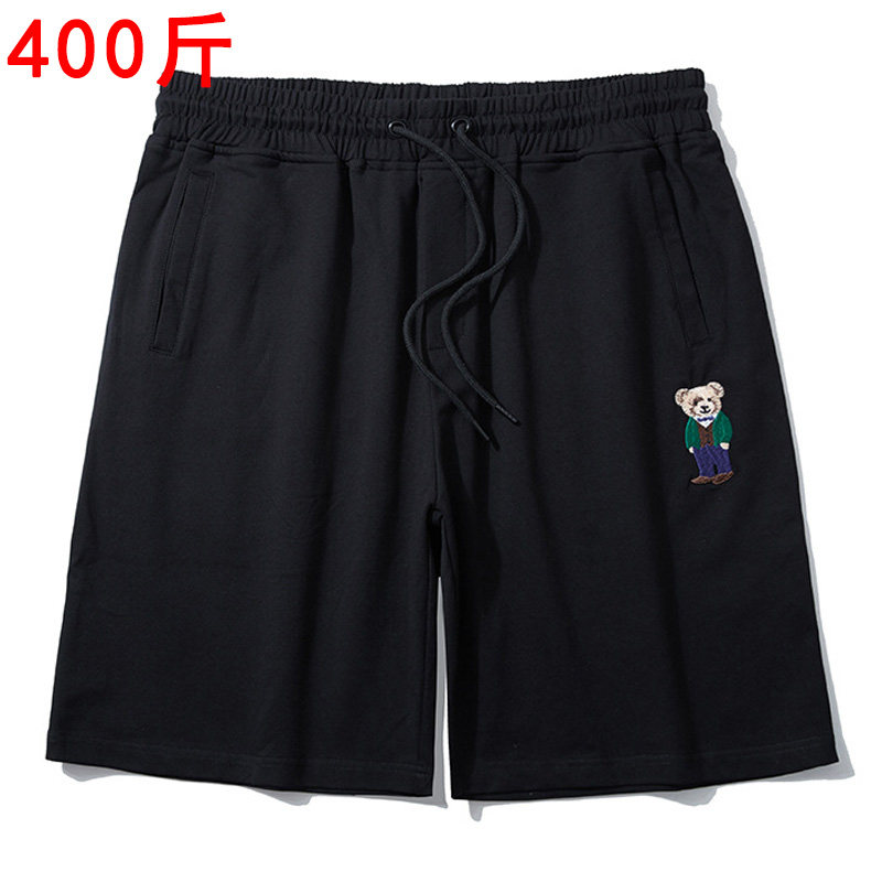 400斤肥佬超大码运动短裤男夏季薄宽松直筒休闲5分裤加肥加大男裤