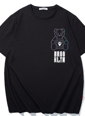 400斤350斤300斤170胸围160特胖子男装潮大码T恤肥仔短袖宽松半袖