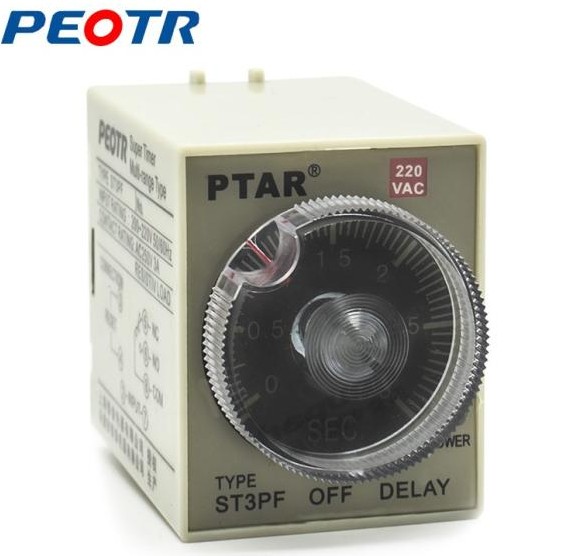 普正JSZ3F ST3PF T1 断电延时时间继电器 ACDC 24 110 220V