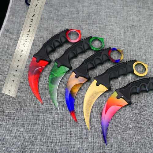 户外CSGO爪子弯刀便携随身刀