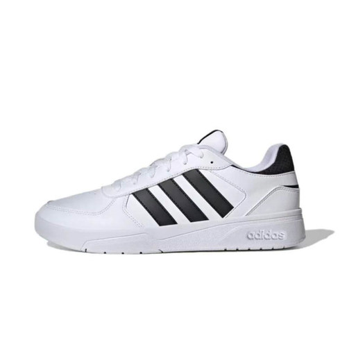 Adidas简约百搭黑白休闲板鞋男款