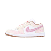 Air Jordan 复古休闲手绘拼色潮流男女板鞋 定制球鞋