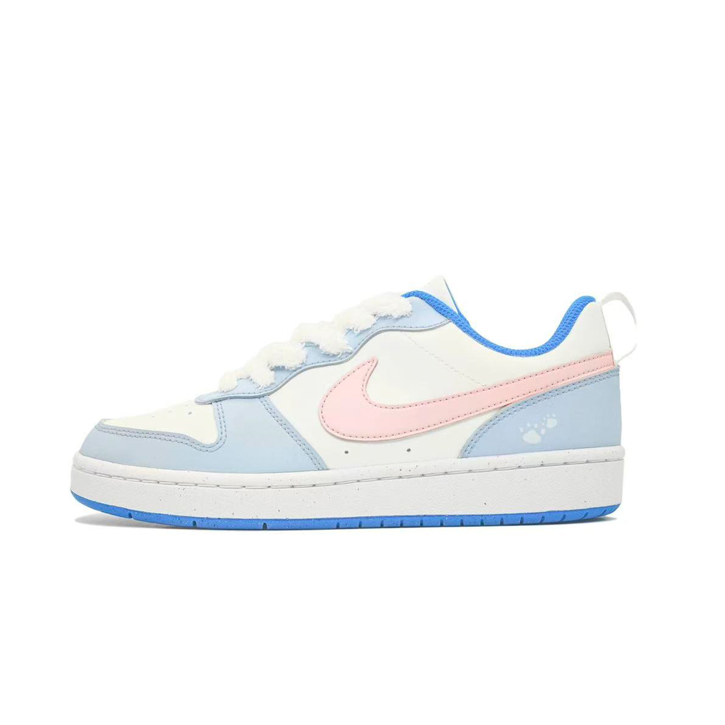 Nike定制校园风晴空蓝休闲板鞋女