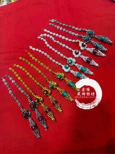 鑫缘藏式民族风做旧款耳环加耳线长款独家定制奢华不掉色复古风