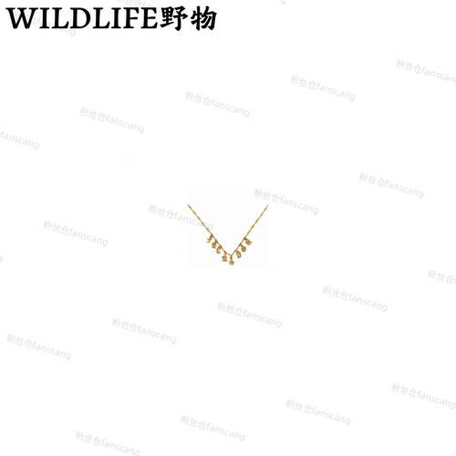 WILDLIFE｜多字母梵文项链C-001M7605