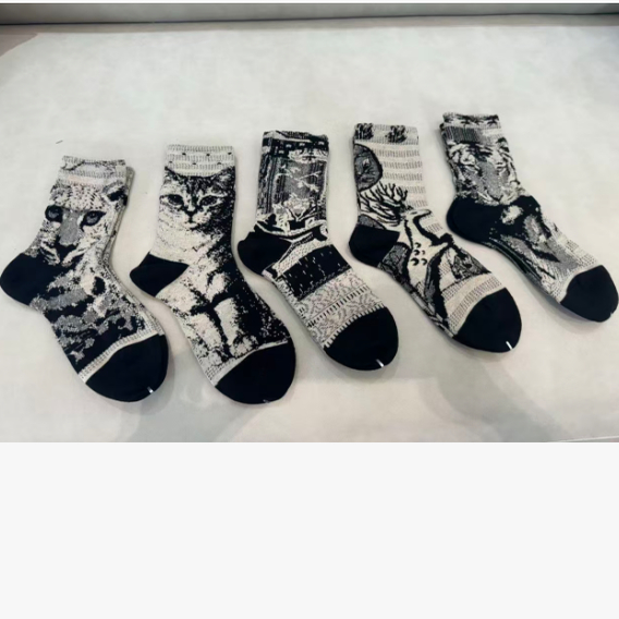 女款中筒羊绒袜C-001M6512