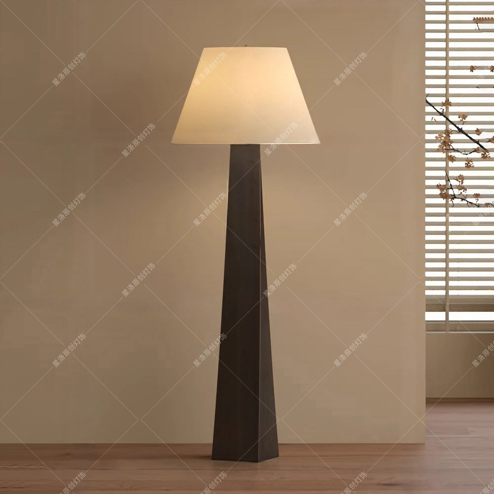 中古客厅落地灯侘寂风别墅大厅沙发边卧室高级感氛围设计师灯具