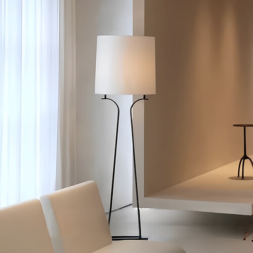 中古落地灯北欧意式客厅沙发边卧室书房设计师装饰简约氛围立式灯