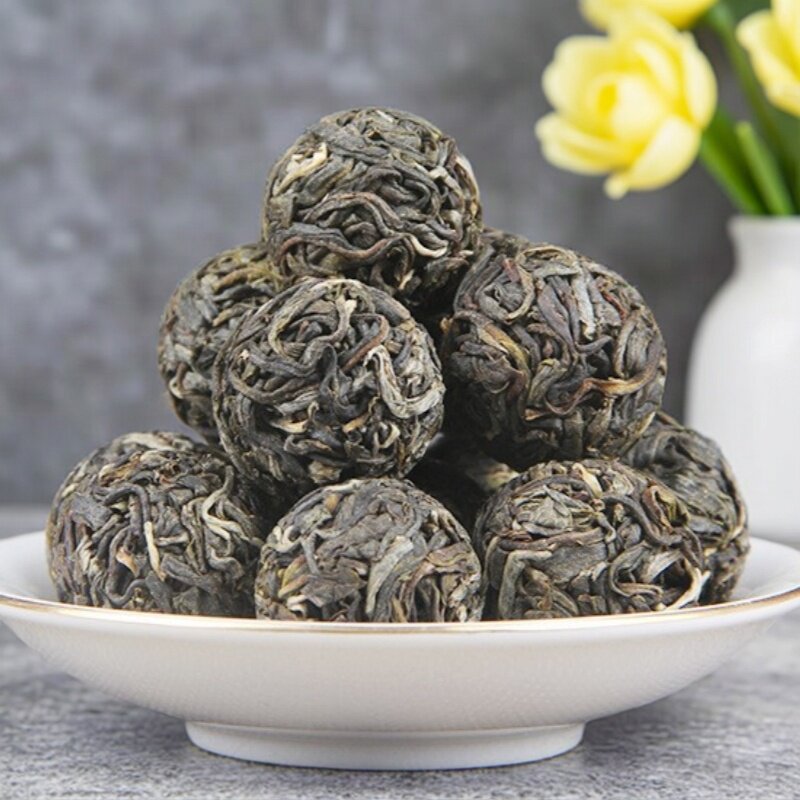 2021年临沧冰岛古树生普龙珠500g