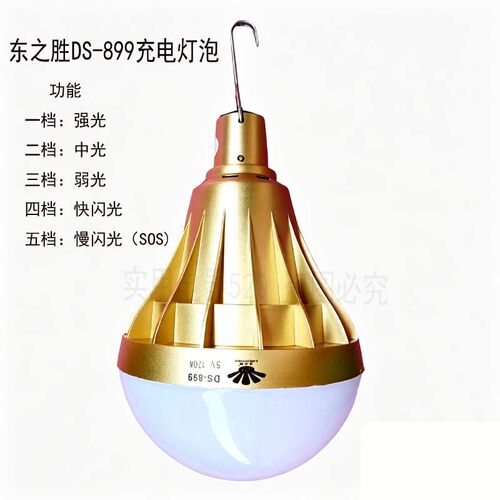 东之胜120w200w充电灯泡强光