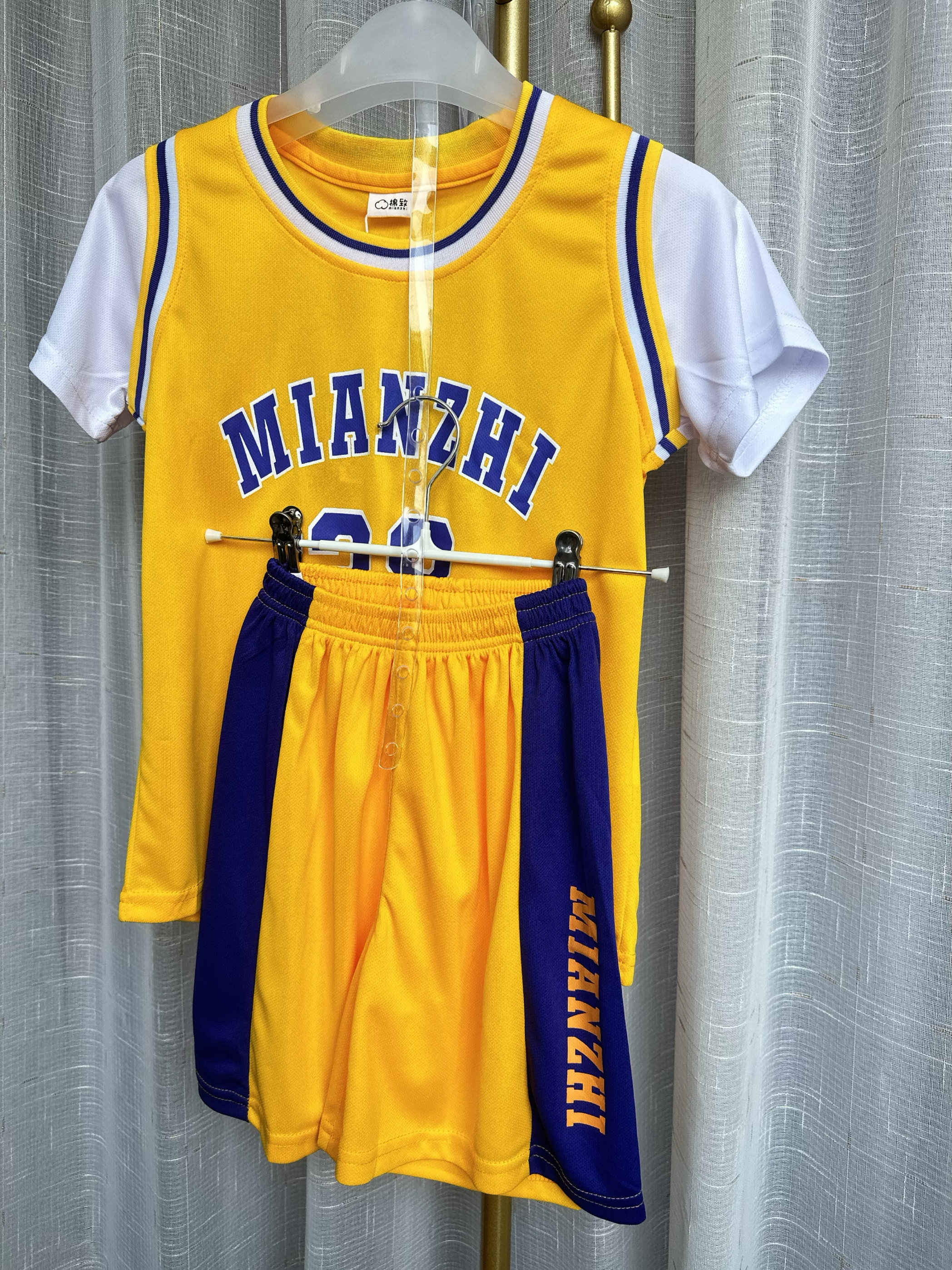 儿童篮球服夏季短袖短裤套装中大童男生两件套装两件套运动风速干